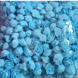 Artificial Roses Blue | Foam Roses 3.5 CM Pack 100